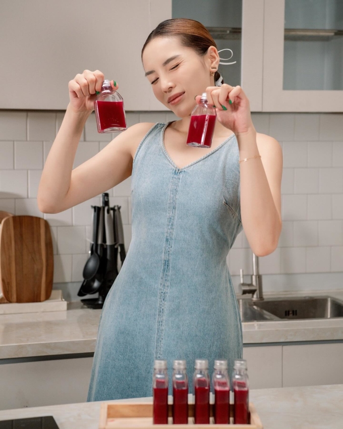 Công thức nước detox, đào thải độc tố, giảm mỡ của Kỳ Duyên cực dễ làm tại nhà-2