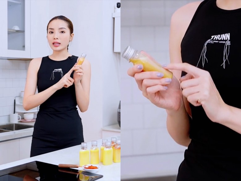 Công thức nước detox, đào thải độc tố, giảm mỡ của Kỳ Duyên cực dễ làm tại nhà-11