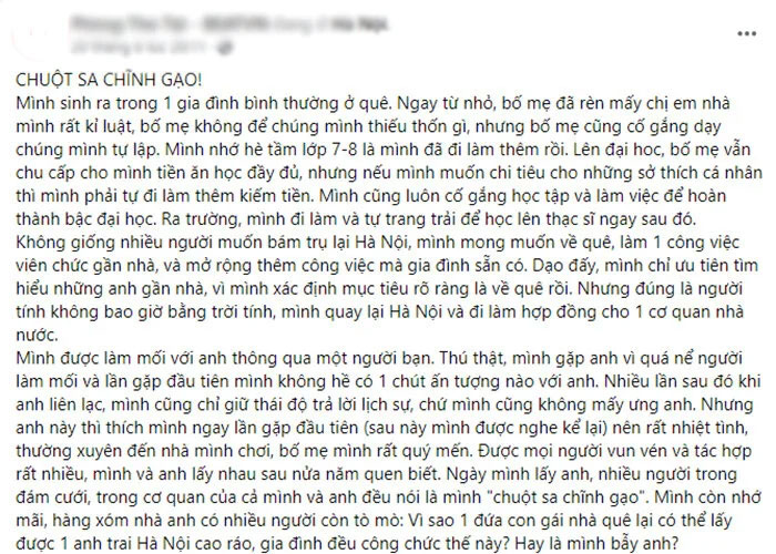 Lấy trai Hà Nội được khen chuột sa chĩnh gạo, cô gái than phải còng lưng gánh nợ-1