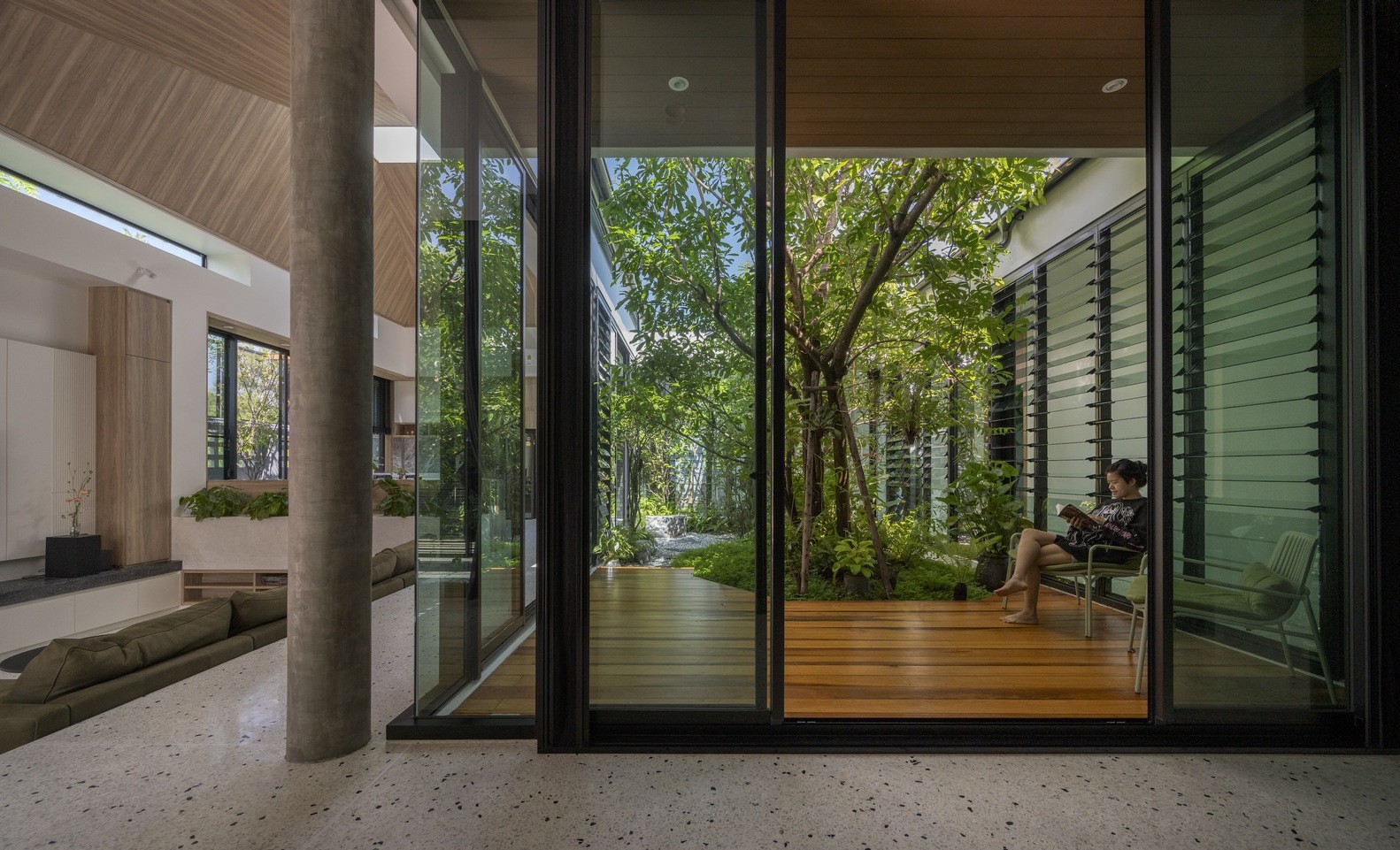 Chiêm ngưỡng mẫu nhà vườn biến cây xanh thành điều hòa không khí-16