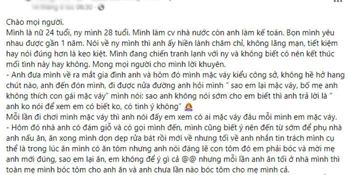 Bạn trai keo kiệt đếm từng miếng nem trên đĩa, cô gái hỏi dân mạng có nên bỏ-1