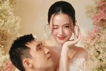 Midu khoe ảnh cưới lãng mạn với chồng thiếu gia Minh Đạt, đáng chú ý là bộ váy 860 triệu đồng