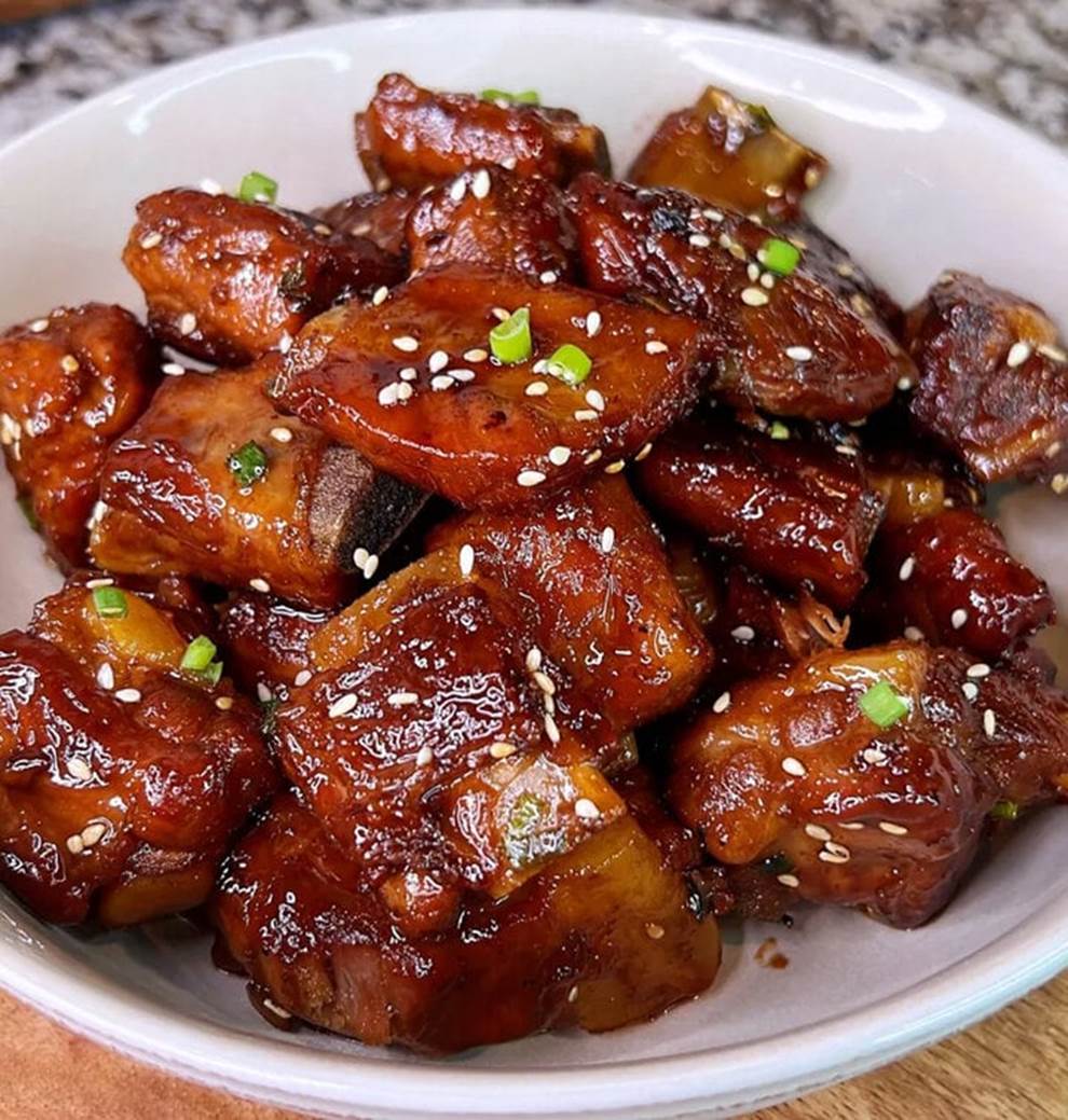 Cách làm sườn xào chua ngọt kiểu Việt Nam, Hàn Quốc, Trung Quốc-2