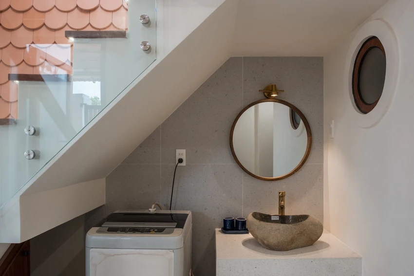 Ngôi nhà hiện đại với cảm hứng từ gạch nung truyền thống-15