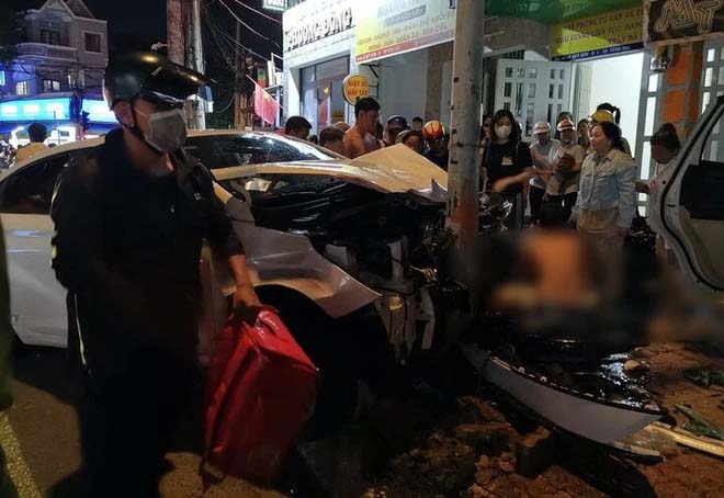 Nữ tài xế ô tô tông loạt xe máy ở TP Vũng Tàu, 2 người chết tại chỗ-1