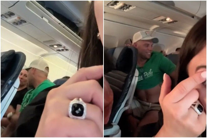 Đi máy bay, cô gái vô tình phát hiện vụ ngoại tình xôn xao mạng xã hội-1