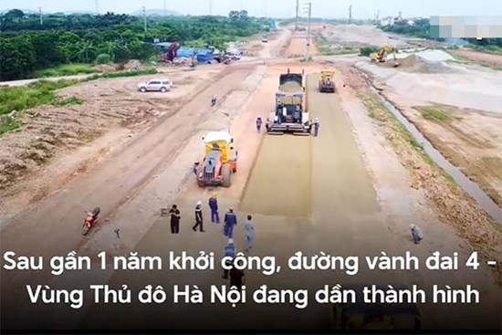 Đường Vành đai 4 đang được thi công thế nào?