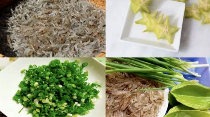 Cách chế biến tép rang khế chua đơn giản-1