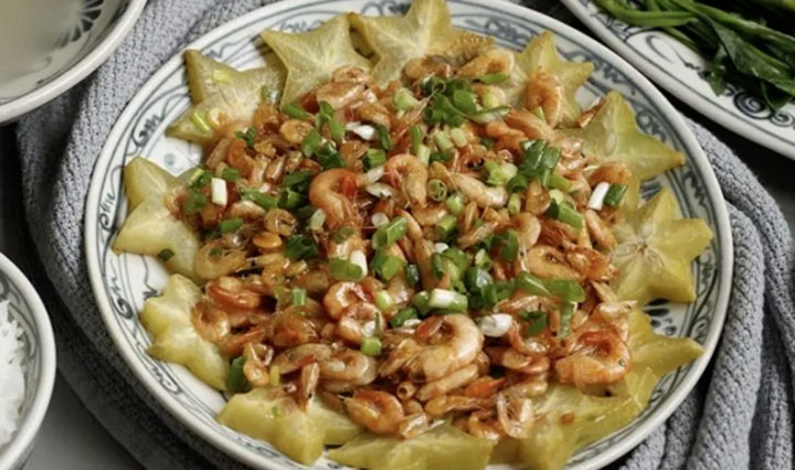 Cách chế biến tép rang khế chua đơn giản-2