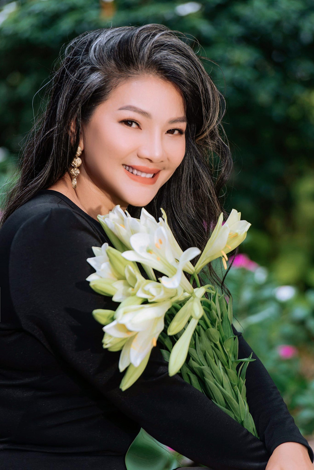 Nữ hoàng cảnh nóng Kiều Trinh an yên trong nhà vườn 6.000m2-1