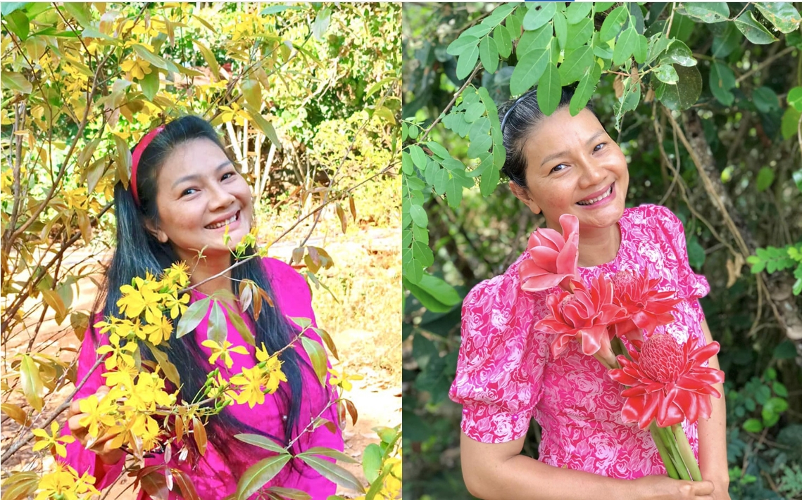 Nữ hoàng cảnh nóng Kiều Trinh an yên trong nhà vườn 6.000m2-2