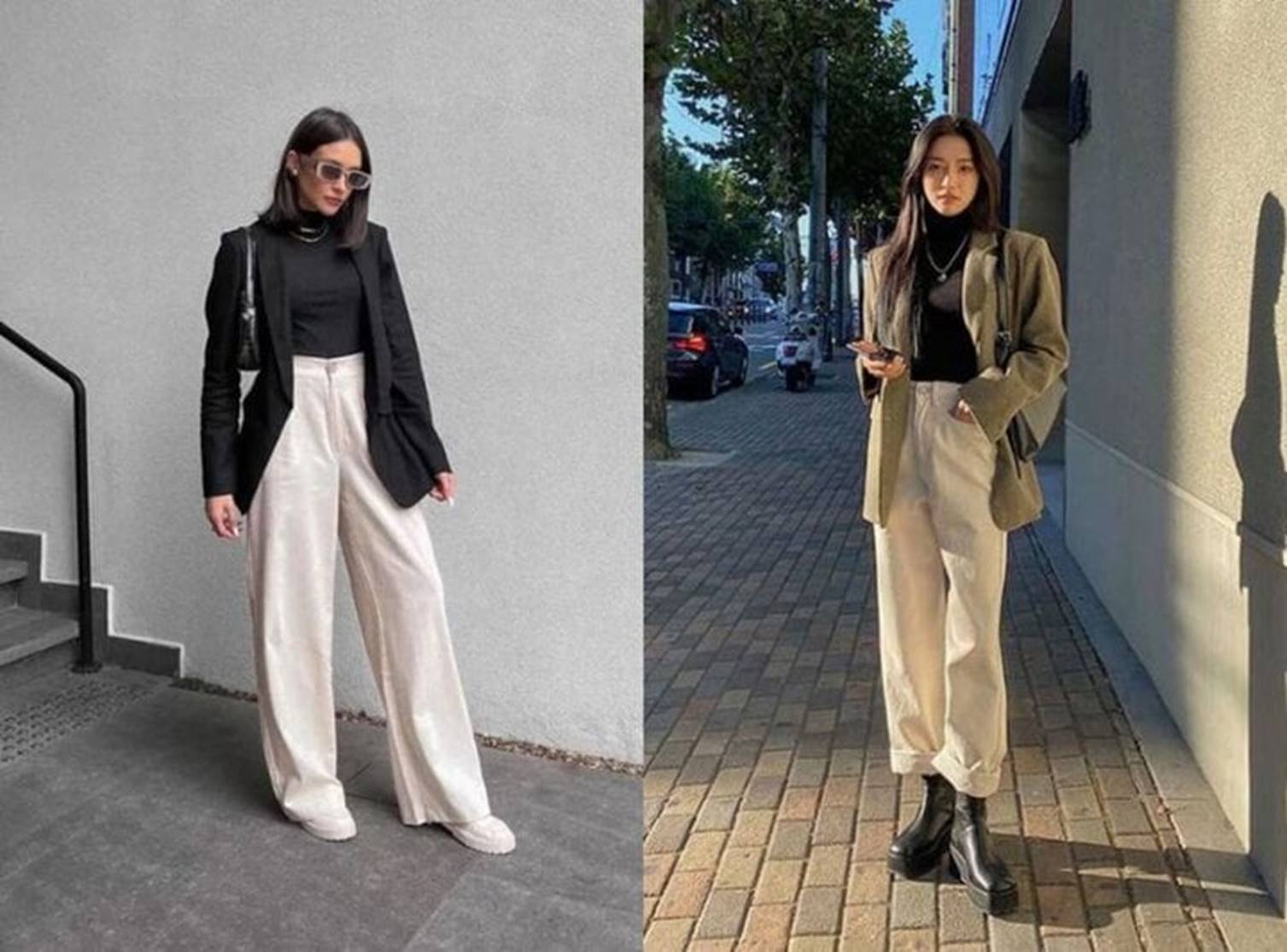 Mix quần âu trắng theo cách sau đảm bảo sang xịn-5