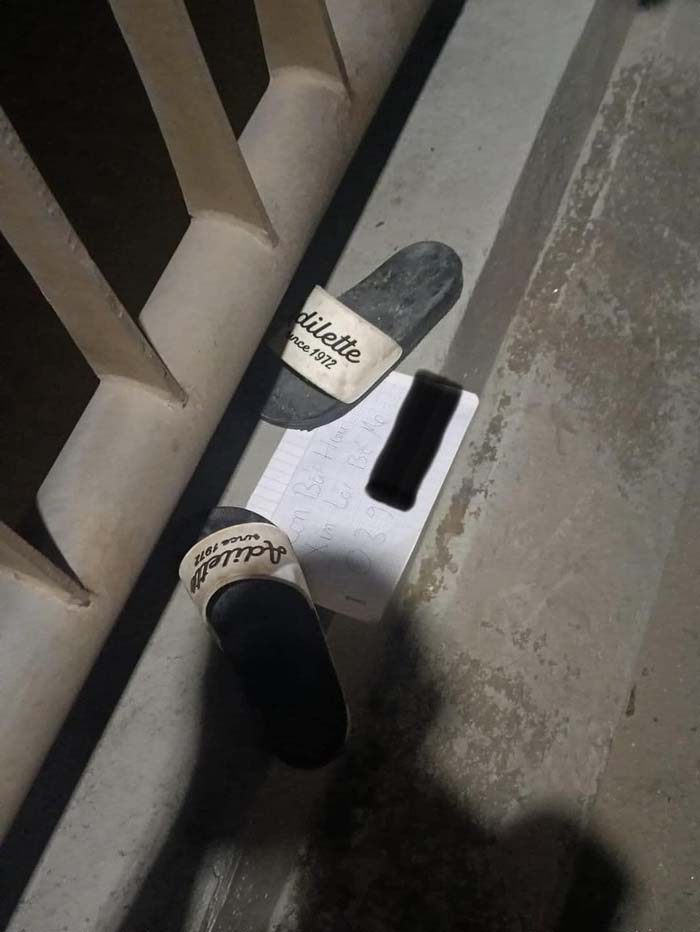 Hà Nội: Phát hiện đôi dép và tờ giấy ghi nội dung xin lỗi bố mẹ để trên cầu, nghi vấn người tự tử-1