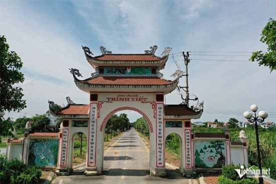 Hình ảnh con đường mới được đặt tên Trinh Tiết