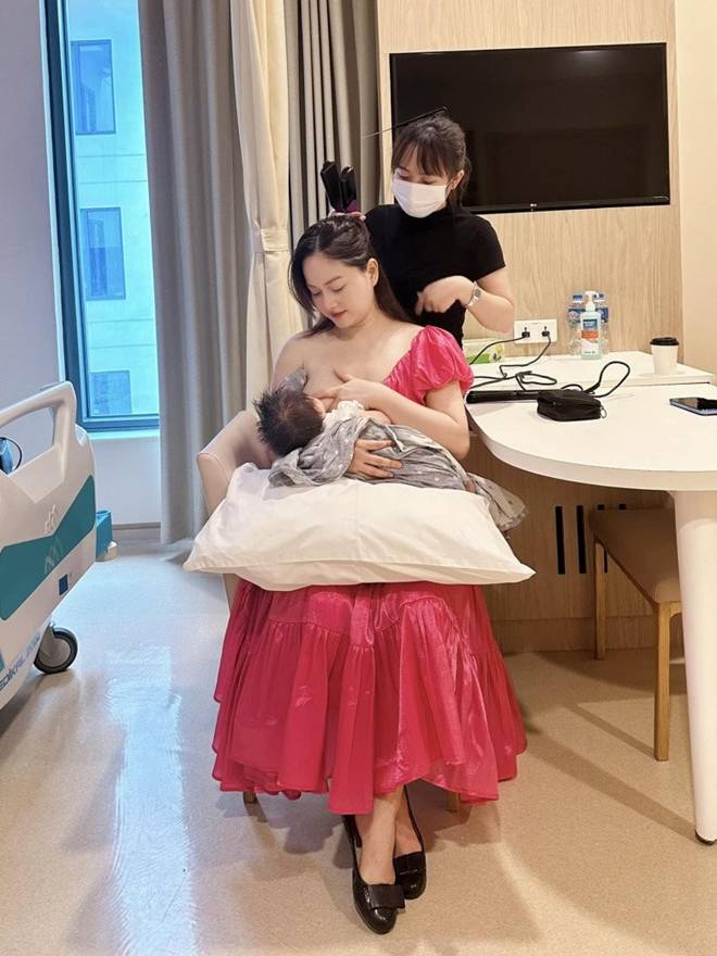 Lan Phương hút sữa trữ khắp 3 miền Bắc Trung Nam, vừa sinh con với chồng Tây được 3 tháng đã đi xa-4