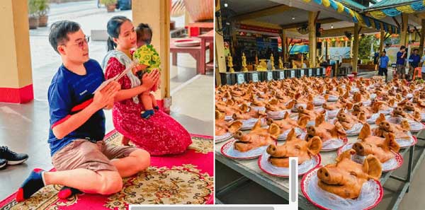 Cưới được vợ như ý, người đàn ông đem 99 thủ lợn cỡ đại đi lễ tạ-2