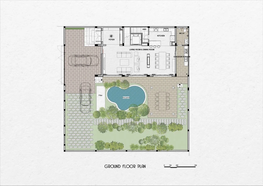 Biệt thự sân vườn với chi phí 11 tỉ đồng ở quận 12, TP.HCM-17