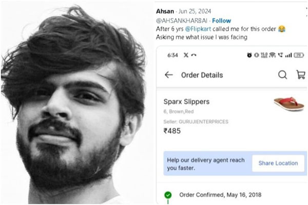 Đặt mua đôi dép qua mạng, 6 năm sau khách nhận được cuộc gọi bất ngờ-1