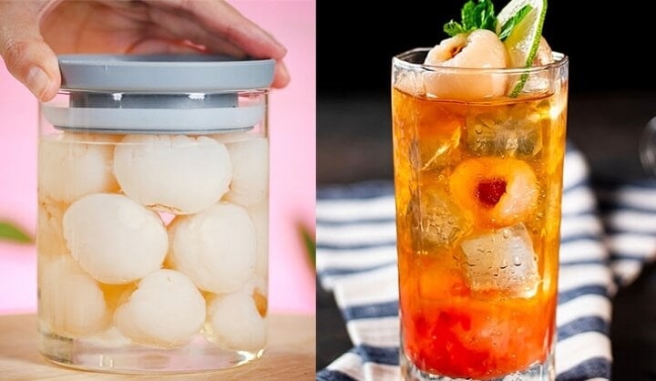 Cách làm giấm vải thiều đơn giản tại nhà-3