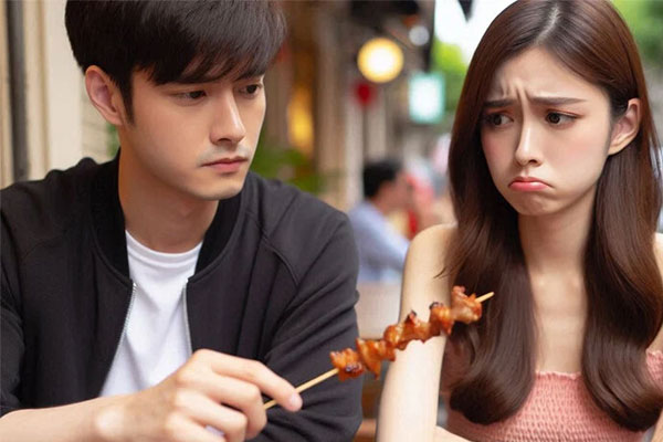 Tố bạn trai lương 50 triệu mà chỉ mời ăn xiên bẩn, cô gái nhận phản ứng bất ngờ-1