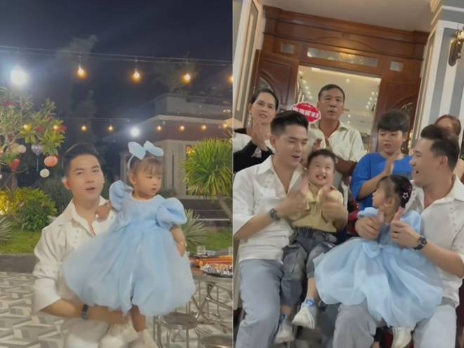 Thanh Đoàn làm sinh nhật cho ba mẹ tại biệt thự tiền tỷ, rể quý Hà Trí Quang chăm chút từng chiếc ghế-5