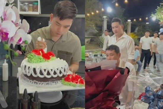 Thanh Đoàn làm sinh nhật cho ba mẹ tại biệt thự tiền tỷ, 