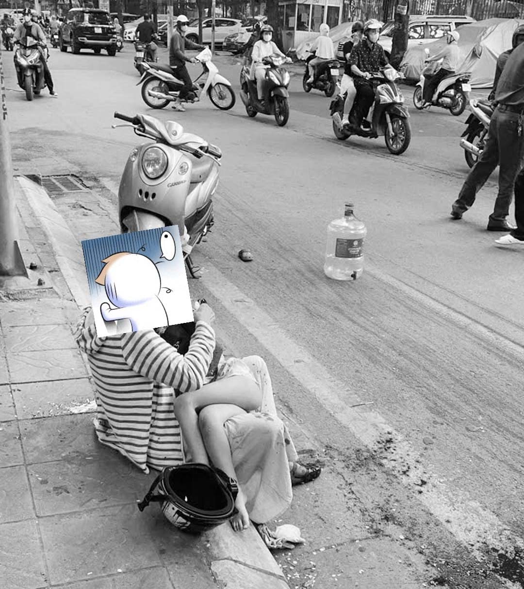 Hà Nội: Bà khóc ngất ôm thi thể cháu nhỏ sau vụ tai nạn thương tâm-1