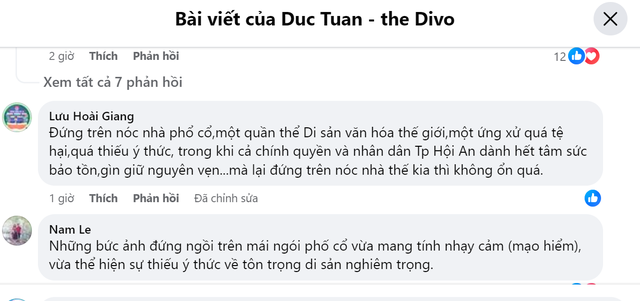 Dân mạng xôn xao hình ảnh ca sĩ Đức Tuấn đứng trên mái nhà ở Hội An-4