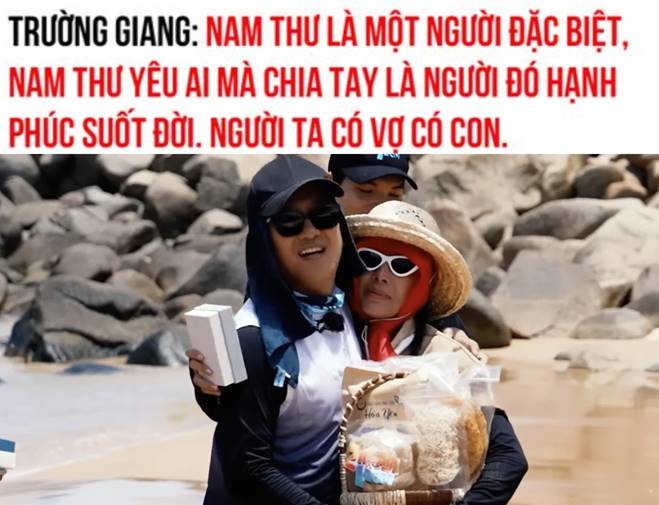 Trường Giang bị gọi tên khi từng tuyên bố: Nam Thư mà chia tay ai là người đó hạnh phúc-1