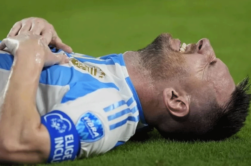 Messi bật khóc nức nở khi bỏ dở trận chung kết Copa America 2024-5