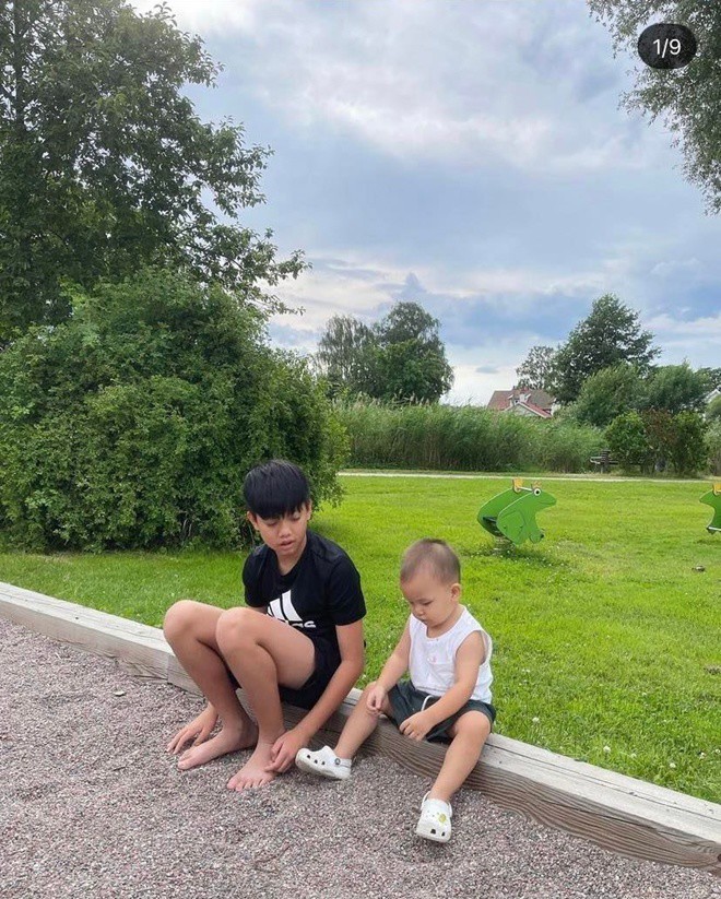 Mối quan hệ của Subeo và gia đình Kim Lý: Đến hè là về Thụy Điển thăm ông bà dù không cùng huyết thống-6