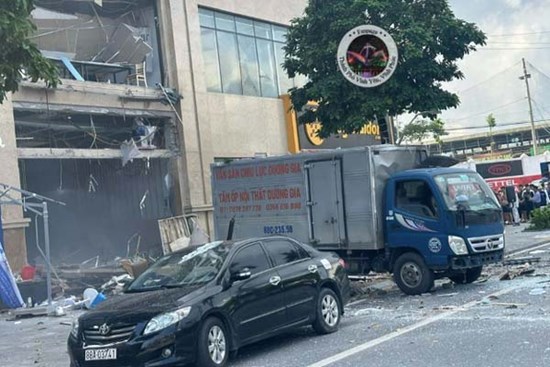 Vĩnh Phúc thông tin chính thức vụ nổ ở shophouse khiến 7 người bị thương