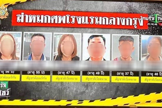 Đại sứ quán Việt Nam xác minh vụ 6 người chết trong khách sạn ở Bangkok