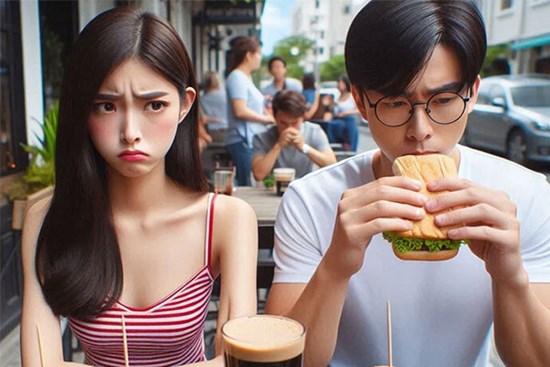 Lên mạng tố bạn trai đi ăn hay quên ví, cô gái nhận phản ứng không ngờ