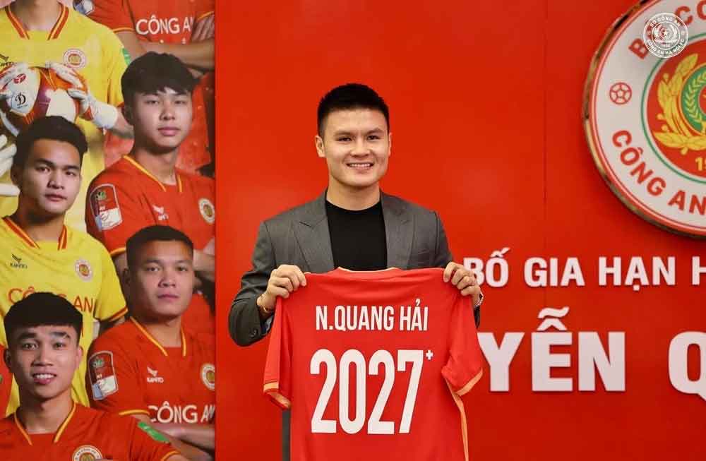 Quang Hải ở lại CAHN tới năm 2027-2