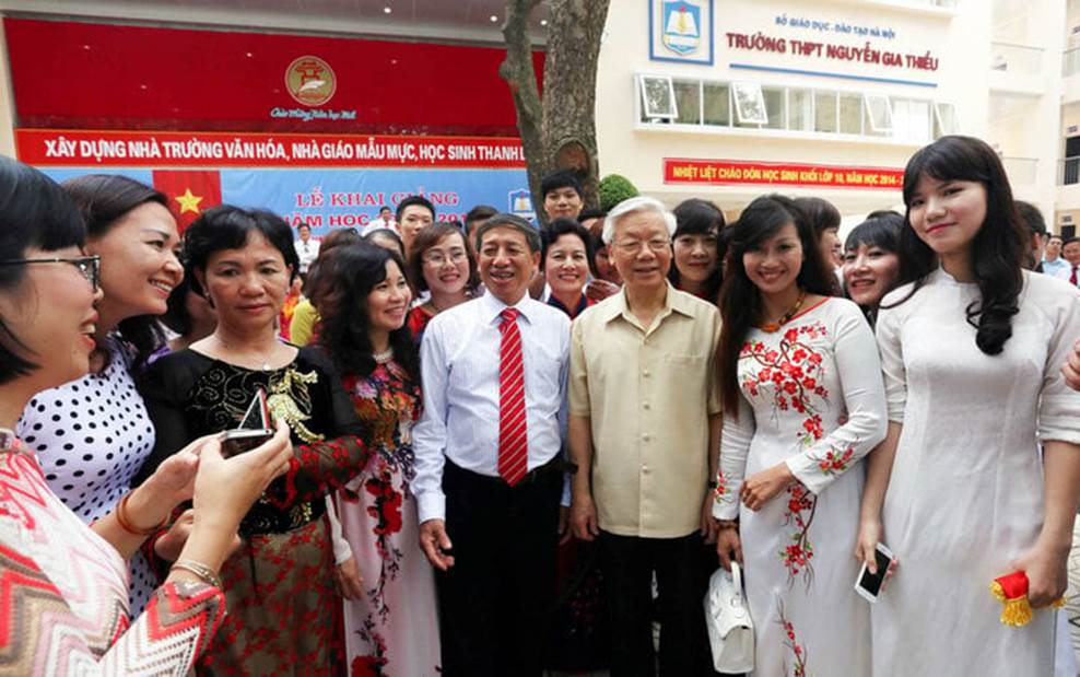 Trường cũ nhớ về người học trò khiêm nhường, giản dị Nguyễn Phú Trọng-1
