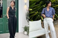 Tham khảo các mỹ nhân Việt 3 mẫu quần ống rộng giúp mặc đẹp suốt mùa hè