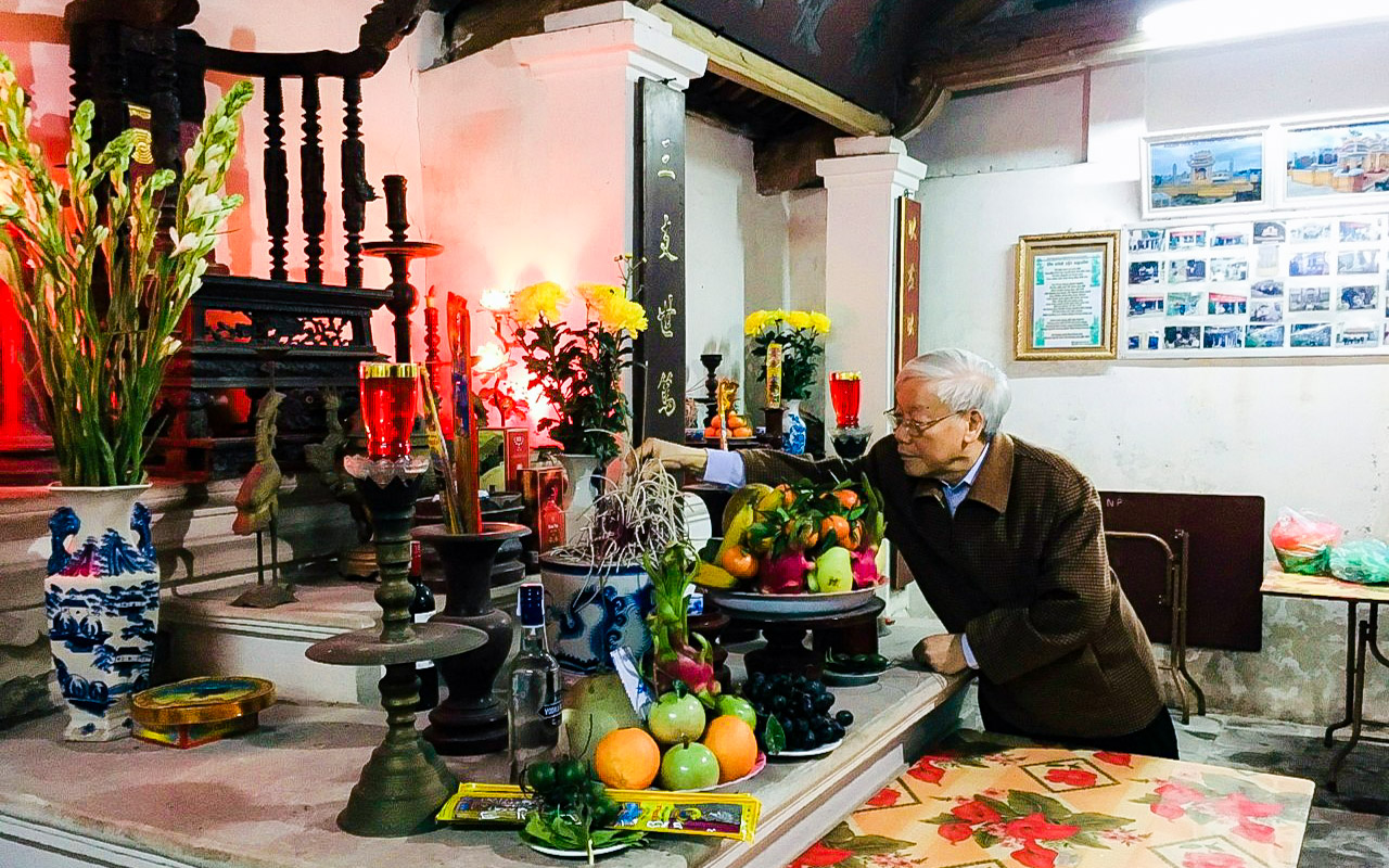 Hình ảnh những hoạt động của Tổng Bí thư Nguyễn Phú Trọng tại quê nhà-5