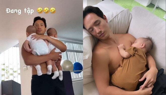 8 năm ròng rã tìm con”, Thanh Duy U40 lên chức bố bỉm sữa, khéo phụ vợ Kha Ly chăm ái nữ-9