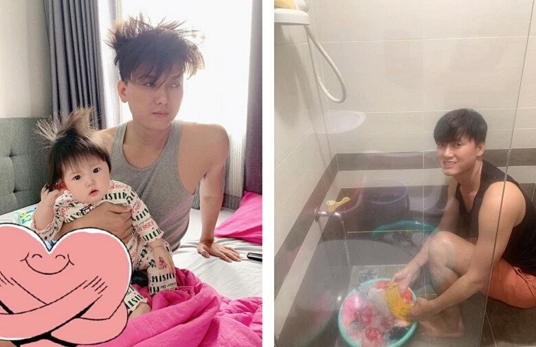 8 năm ròng rã tìm con”, Thanh Duy U40 lên chức bố bỉm sữa, khéo phụ vợ Kha Ly chăm ái nữ-12