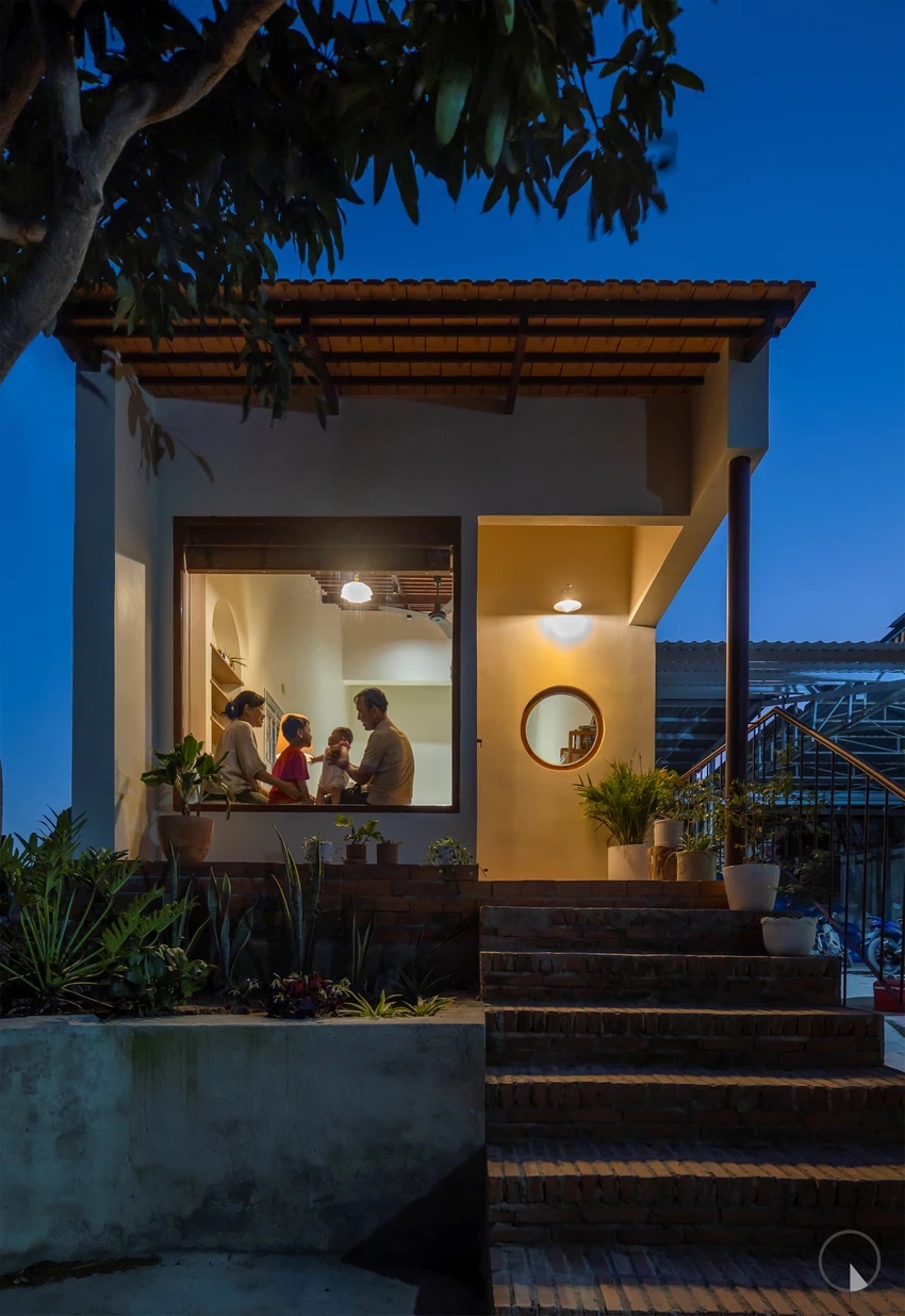 Ngôi nhà 80 m² phong cách tối giản, mặt tiền chỉ 3,5m-1