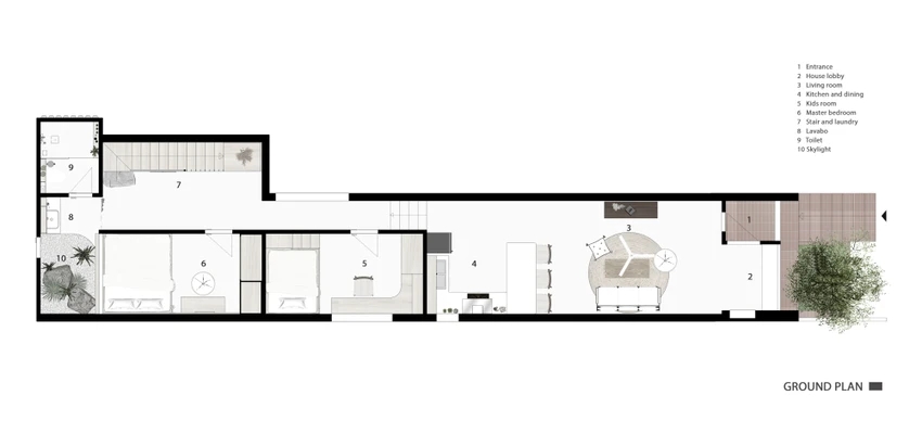 Ngôi nhà 80 m² phong cách tối giản, mặt tiền chỉ 3,5m-13