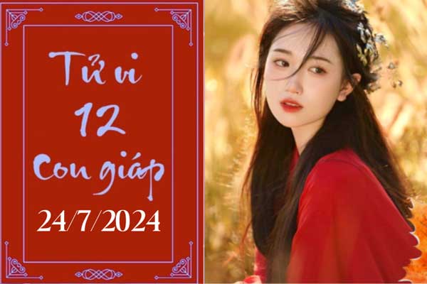 Tử vi 12 con giáp hôm nay ngày 24/7/2024: Mão may mắn, Thìn thuận lợi-1