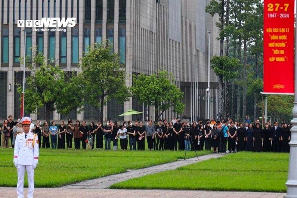 Lễ thượng cờ rủ Quốc tang Tổng Bí thư Nguyễn Phú Trọng-2