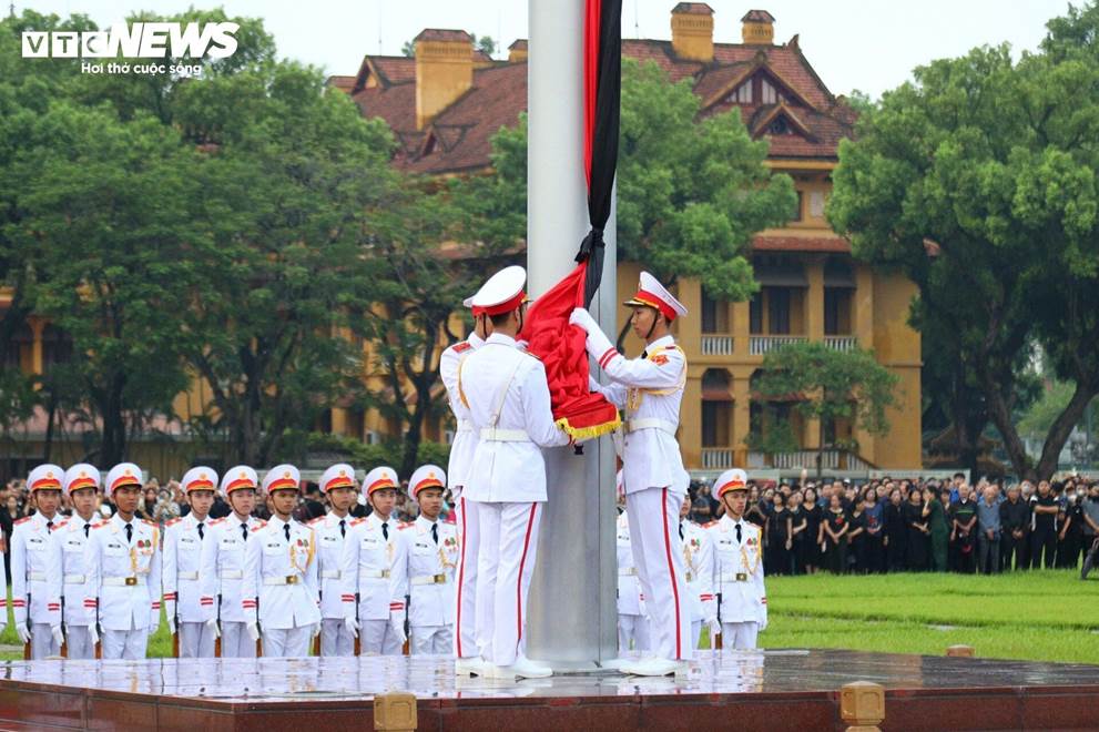 Lễ thượng cờ rủ Quốc tang Tổng Bí thư Nguyễn Phú Trọng-7