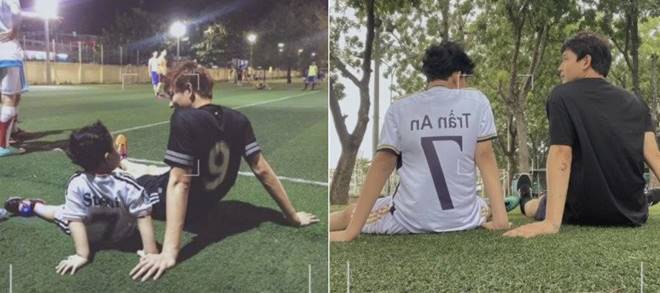 Chồng cũ Trương Quỳnh Anh ôn lại kỷ niệm 10 năm trước với con trai, Sushi nay 1m8, điển trai bỏ xa bố-2