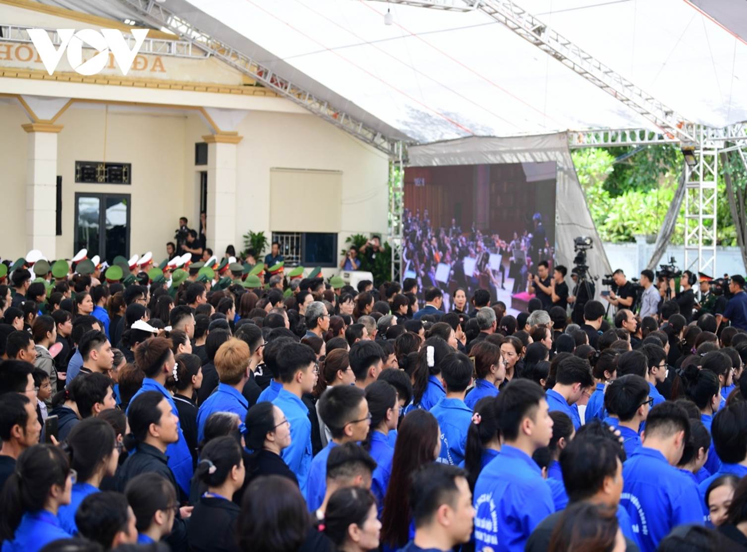 Xúc động Lễ truy điệu Tổng Bí thư Nguyễn Phú Trọng tại quê hương Lại Đà-9