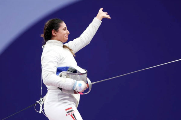 Mang thai 7 tháng vẫn lên sàn đấu kiếm tại Olympic Paris-1