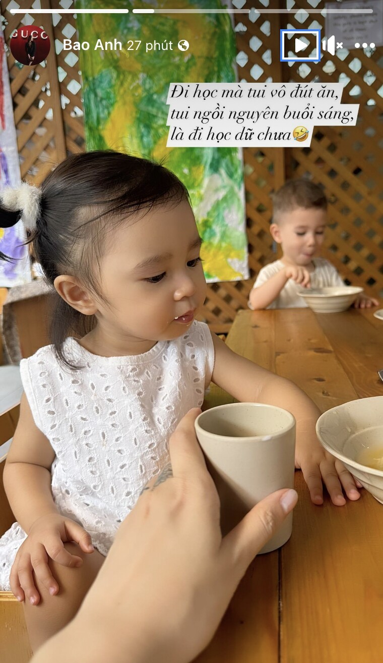 Con gái mới sinh nhật tròn 1 tuổi, Bảo Anh đã cho đi mẫu giáo-5