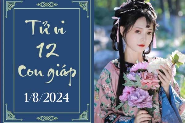 Tử vi 12 con giáp hôm nay ngày 1/8/2024: Dần thuận lợi, Thân may mắn-1